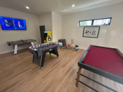 Game room at clubhouse